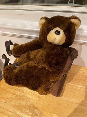 Hug-a-Pet Vintage Bear Plush Bag